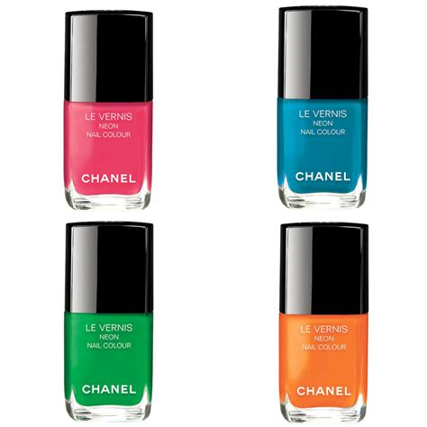 chanel le vernis neon nail colour|Chanel nail polish 402.